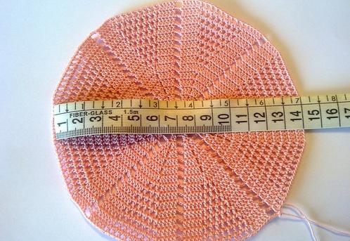 Knitting a white hat for summer!