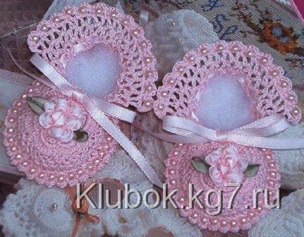 пинетки крючком