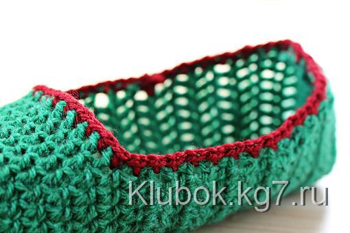 Простые тапочки - Шаг 15 Простые тапочки - Шаг 15