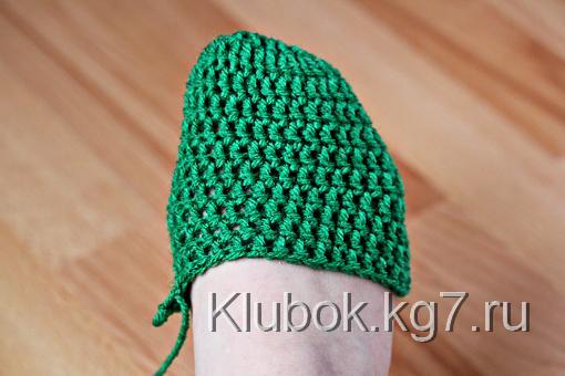 Простые тапочки - Шаг 4 Простые тапочки - Шаг 4