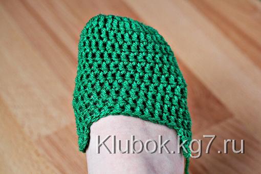 Простые тапочки - Шаг 5 Простые тапочки - Шаг 5