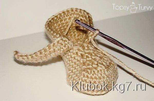 Booties crocheted Booties crocheted