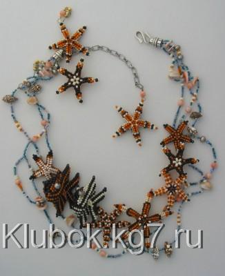 бисер: морские звезды бисер: морские звезды
