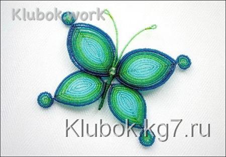 бисерная бабочка бисерная бабочка