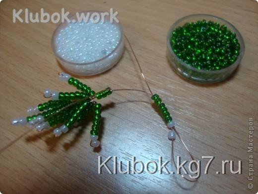 Мастер-класс, Поделка, изделие Бисероплетение: МК - Зимняя романтика Бисер, Гипс Новый год. Фото 3  Мастер-класс, Поделка, изделие Бисероплетение: МК - Зимняя романтика Бисер, Гипс Новый год. Фото 3