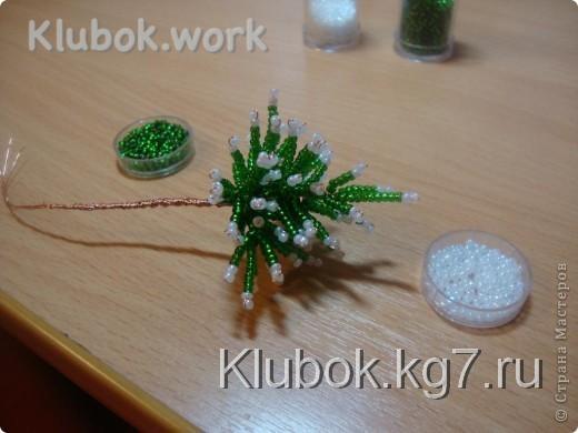 Мастер-класс, Поделка, изделие Бисероплетение: МК - Зимняя романтика Бисер, Гипс Новый год. Фото 6  Мастер-класс, Поделка, изделие Бисероплетение: МК - Зимняя романтика Бисер, Гипс Новый год. Фото 6