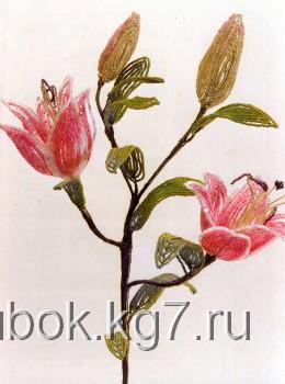 Лилия из бисера Лилия