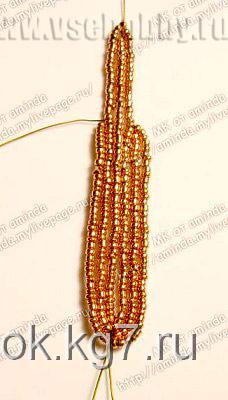 С другой стороны сплетите 2 пары полудуг аналогично С другой стороны сплетите 2 пары полудуг аналогично