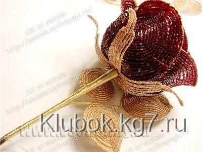 собираем своими руками розу из бисера собираем своими руками розу из бисера