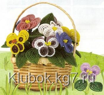 Цветы из бисера цветы