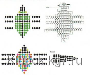 жук схема как плести жука