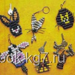 смешные морды животных из бисера