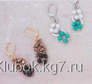 серьги серьги из бусин