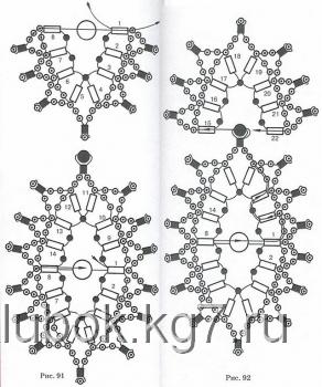 схема плетения комплекта русская красавица схема плетения колье русская красавица