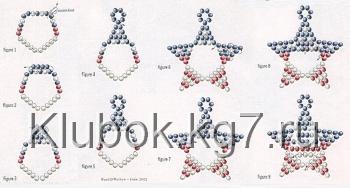 серьги схема как плести серьги