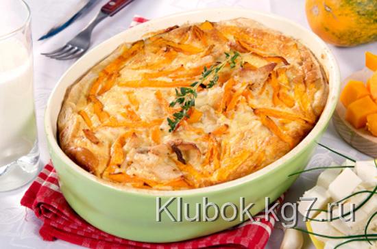 Пирог с курицей и грибами