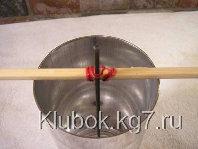 Зафиксированный фитиль в форме