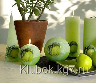 Такими могут быть самодельные свечи