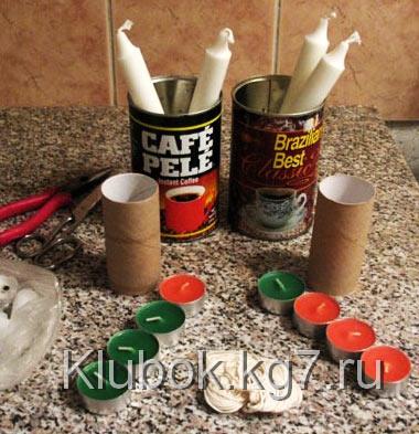 Материалы и инструменты для свечей своими руками