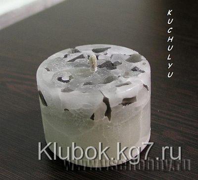 оригинальная мраморная свеча ручной работы готова оригинальная мраморная свеча ручной работы готова