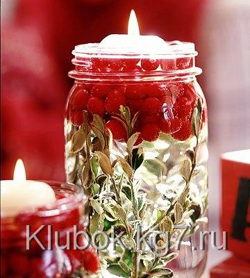 оригинальный декор подсвечников своими руками