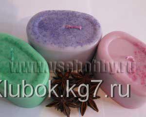 три свечки ручной работы три свечки ручной работы