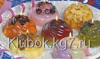 свечи ручной работы в форме пудингов свечи ручной работы в форме пудингов