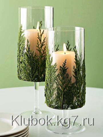 декор подсвечников своими руками