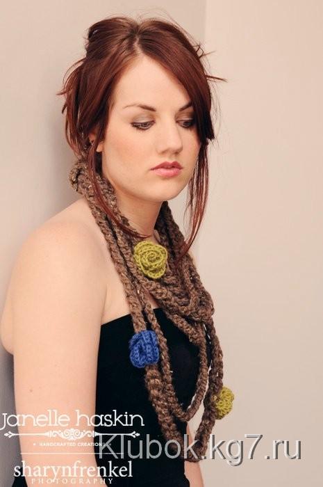 April Flowers Колье из Овсянки