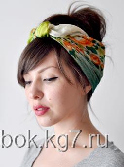 как завязать платок на голове как завязать платок на голове