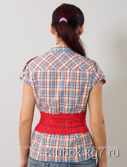 Приправьте вашу старую блузка с кружевами