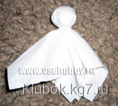 голова куклы оберега из ткани и ваты своими руками голова куклы оберега из ткани и ваты своими руками