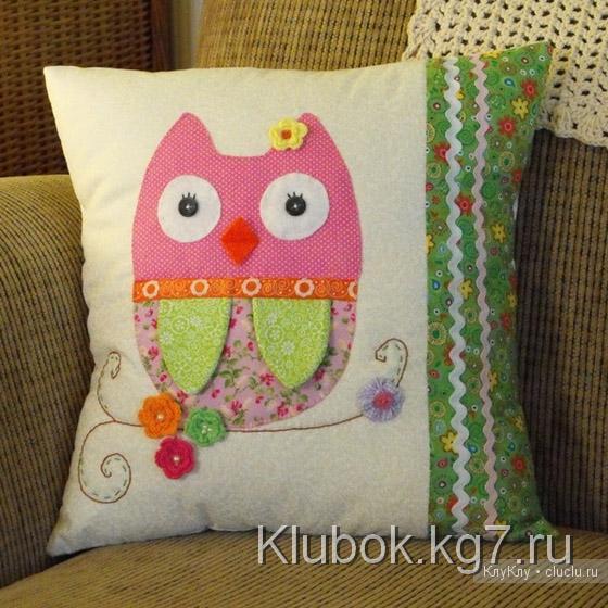 Игрушки-подушки. Совы