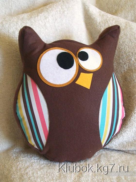 Игрушки-подушки. Совы