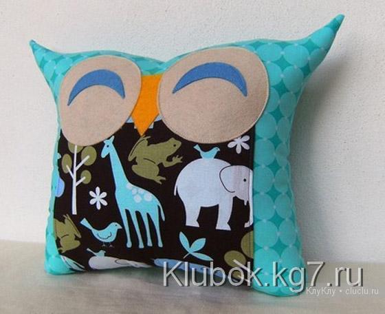 Игрушки-подушки. Совы