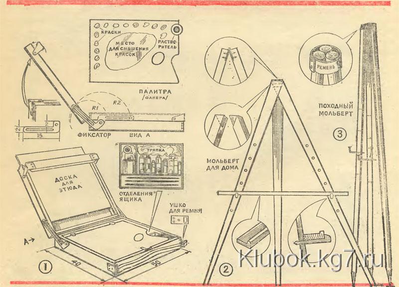 как сделать этюдник