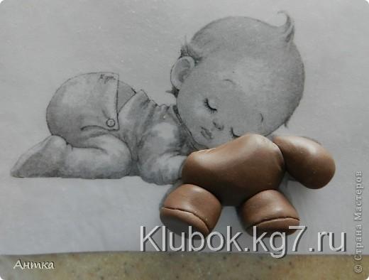 Мастер-класс Лепка: Спи моя радость, усни Пластика День защиты детей. Фото 7 Мастер-класс Лепка: Спи моя радость, усни Пластика День защиты детей. Фото 7