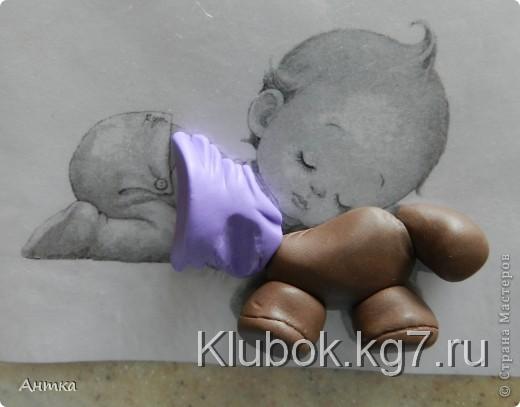 Мастер-класс Лепка: Спи моя радость, усни Пластика День защиты детей. Фото 8 Мастер-класс Лепка: Спи моя радость, усни Пластика День защиты детей. Фото 8