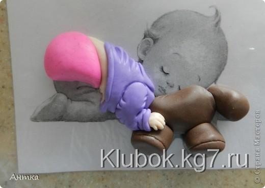 Мастер-класс Лепка: Спи моя радость, усни Пластика День защиты детей. Фото 10 Мастер-класс Лепка: Спи моя радость, усни Пластика День защиты детей. Фото 10