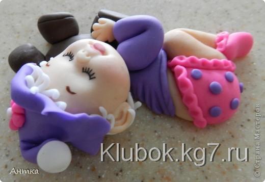 Мастер-класс Лепка: Спи моя радость, усни Пластика День защиты детей. Фото 4 Мастер-класс Лепка: Спи моя радость, усни Пластика День защиты детей. Фото 4