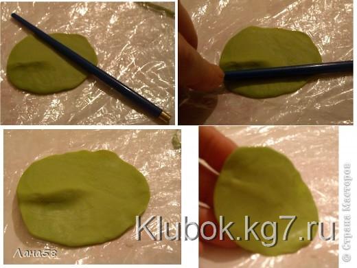 Мастер-класс Лепка: фиалки  мини МК Фарфор холодный Дебют. Фото 11  Мастер-класс Лепка: фиалки  мини МК Фарфор холодный Дебют. Фото 11