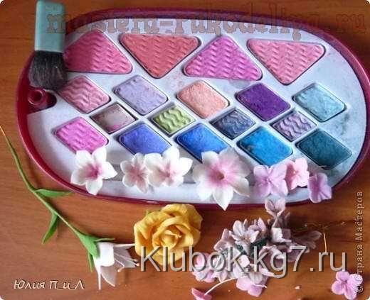 Способы окрашивания холодного фарфора