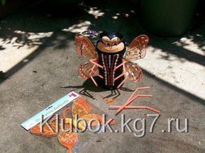 Поделки для сада из бутылок