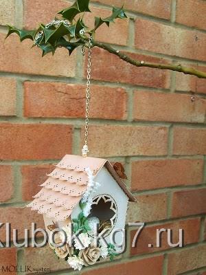 Бумажный домик для птиц Бумажный домик для птиц