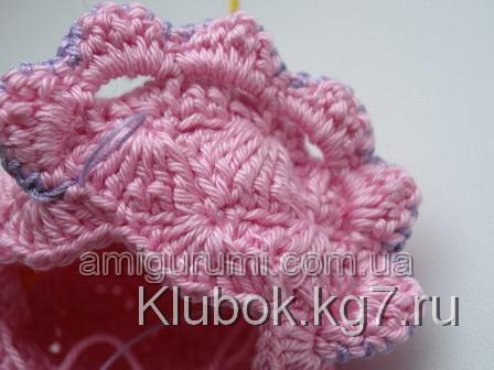 хвост курицы крючком