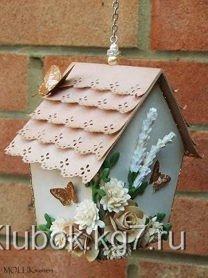 Бумажный домик для птиц Бумажный домик для птиц