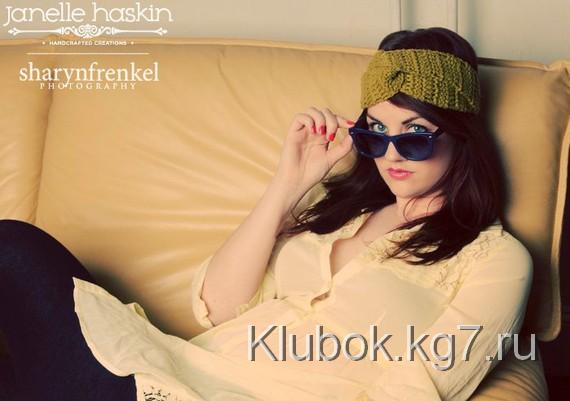 Леди Тюрбан в авокадо Хлопок