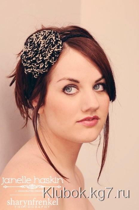 Лейла Роуз головная повязка в черный и золотой Хлопок