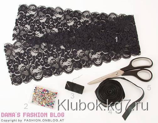 DIY Учебник Съемный кружевным воротником, индивидуально удобный для ношения - необходимые материалы и инструменты