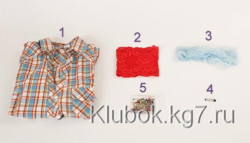 DIY ADVENT 4 Специи ваш старый блузка с кружевами